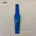 Retro Advertencia Pvc clip magnético azul